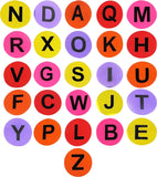 Polyspots Alphabet A-Z (8")